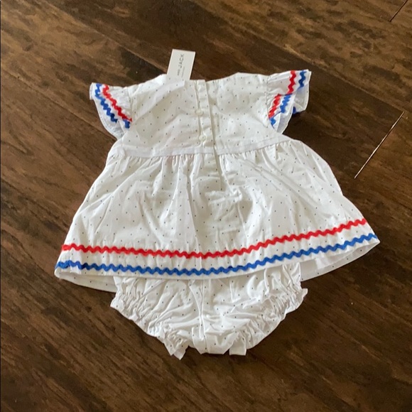Janie & Jack 2 piece 4th of July size 6-12 NWT. - Picture 3 of 4